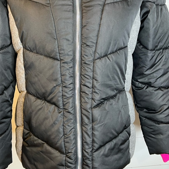 ZERO X POSUR GIRLS BLACK HOODED PUFFER COAT SZ XL-16 - Picture 10 of 10